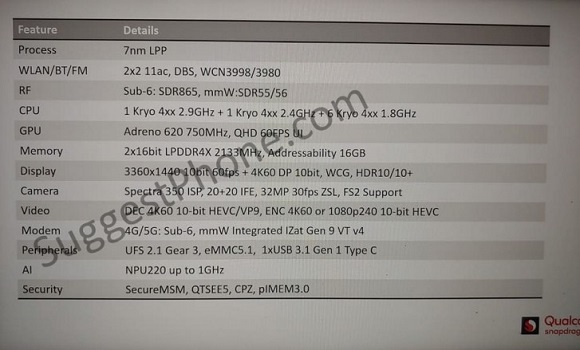 Bocoran Informasi Qualcomm Snapdragon 735