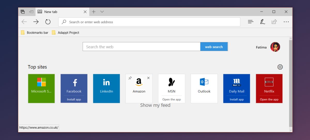 Cara Kustomisasi Top Sites di Microsoft Edge