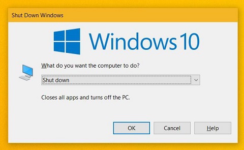Ini Dia Cara Cepat Matikan Windows 10
