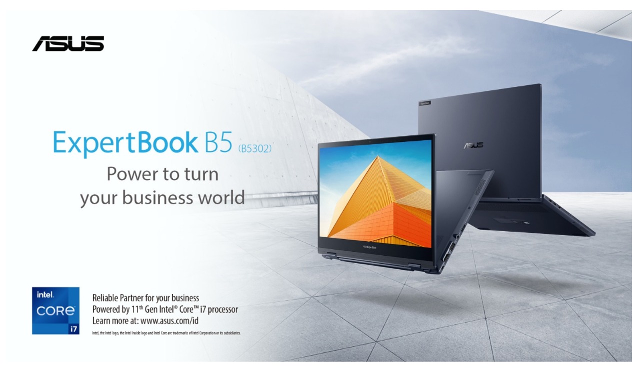 Asus Sediakan Laptop Bisnis Paling Dinamis, ExpertBook B5 Flip