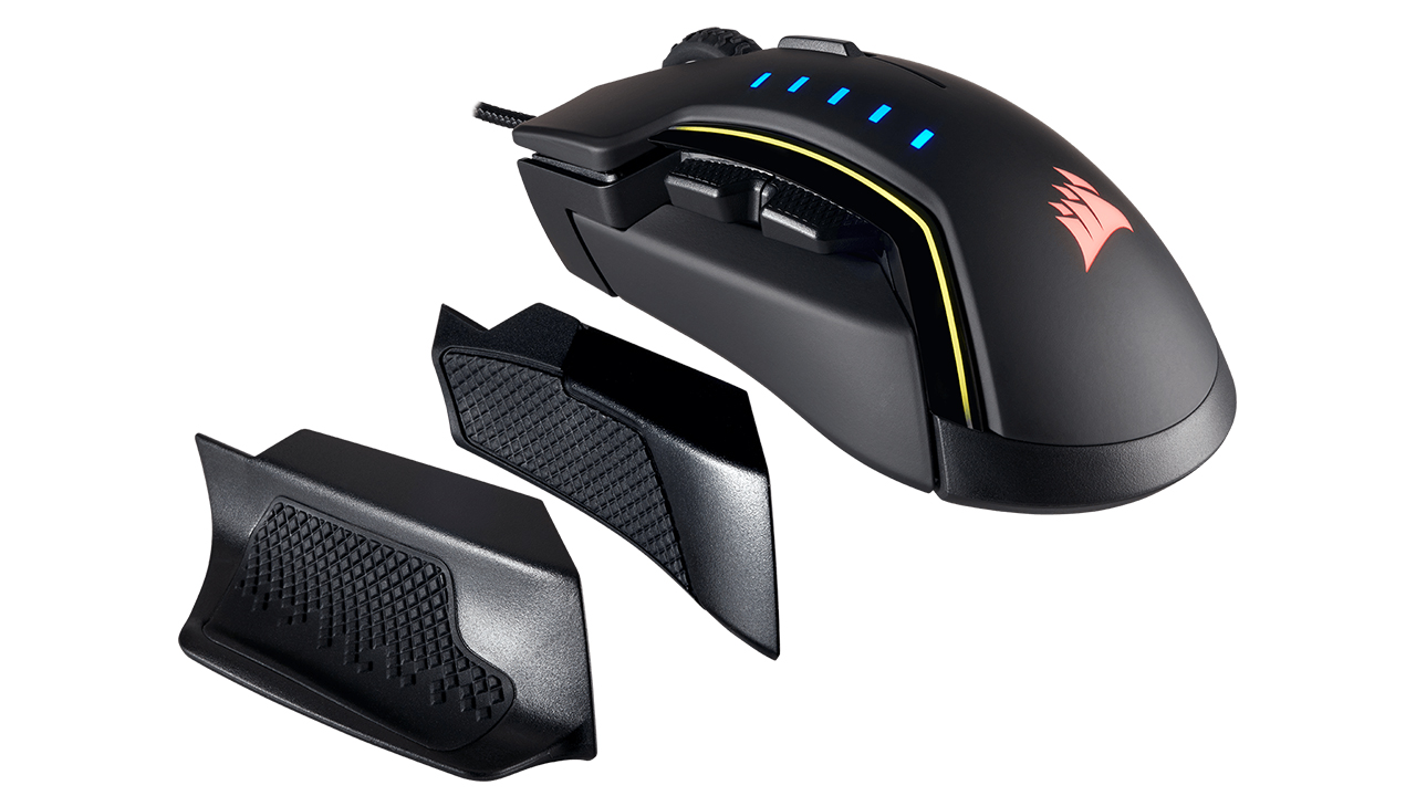 Corsair Glaive RGB, Super Nyaman Berkat Thumb Grip yang Bisa Ditukar