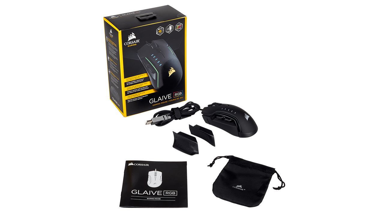 Corsair Glaive RGB, Super Nyaman Berkat Thumb Grip yang Bisa Ditukar