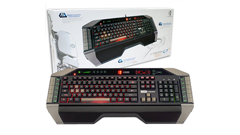 MadCatz V.7 Cyborg, Nyaman untuk Mengetik dan Bermain Game