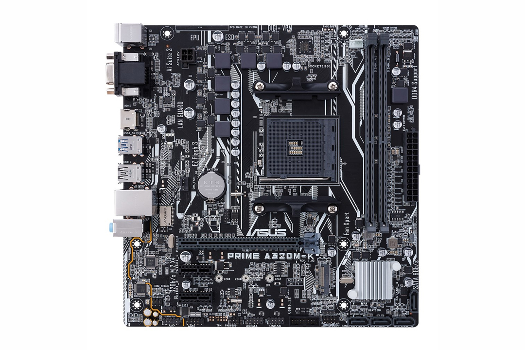 Jajal Motherboard Super Ekonomis, ASUS Prime A320M-K