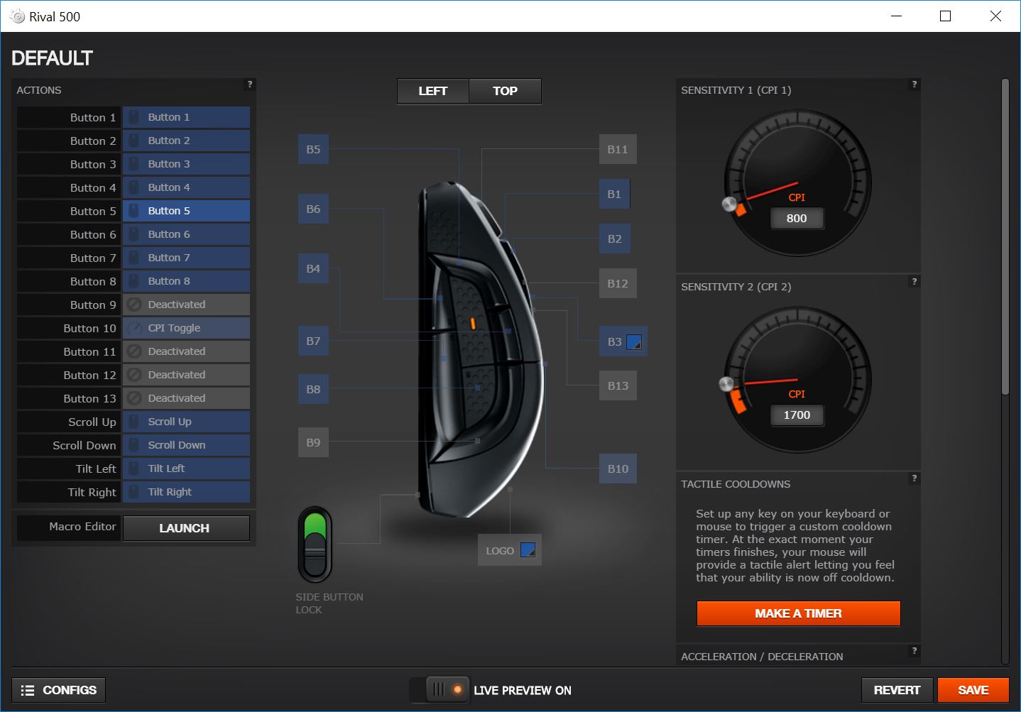 Menjajal Mouse MMO dan MOBA SteelSeries Rival 500