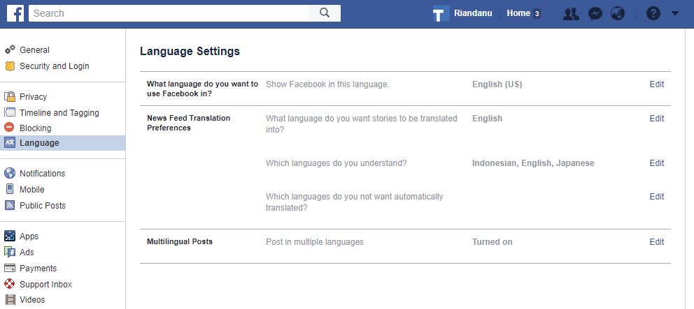 Tampilan Facebook Pakai Bahasa Jawa? Ini Caranya