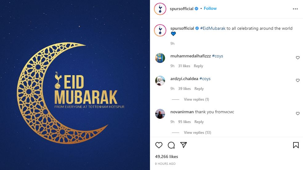 Ucapan Selamat Idulfitri 2022 dari 7 Klub Top Eropa: Dari Manchester United Hingga AC Milan
