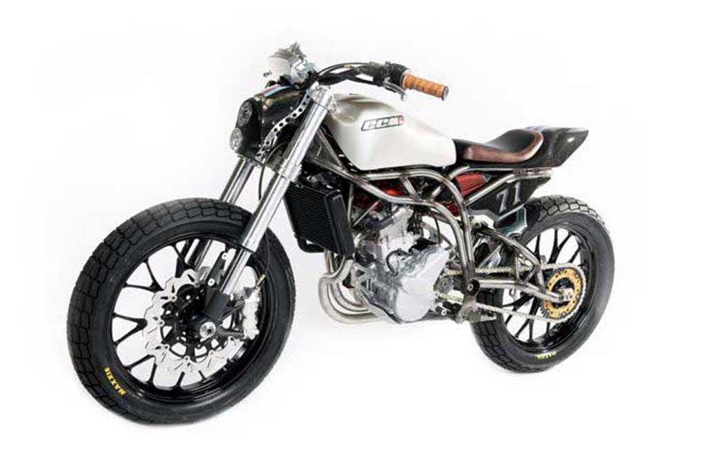 Intip Modifikasi Motor Beraliran Flat & Dirt Tracker