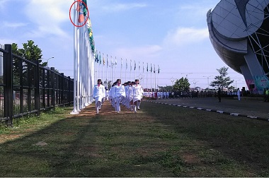 Kontingen Kecewa Panitia PON Salah Kibarkan Bendera Bali