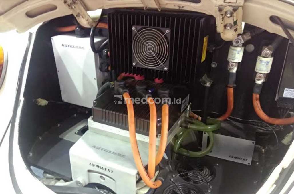 VW Kodok Klasik Tenaga Listrik Mejeng di IEMS 2019