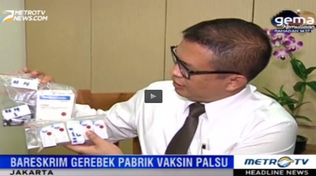 Menkes Sudah Ketahui Konten Vaksin Palsu