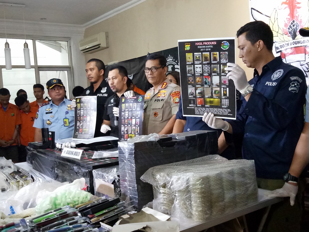 Produsen Vape Narkoba Dikendalikan Napi di Cipinang