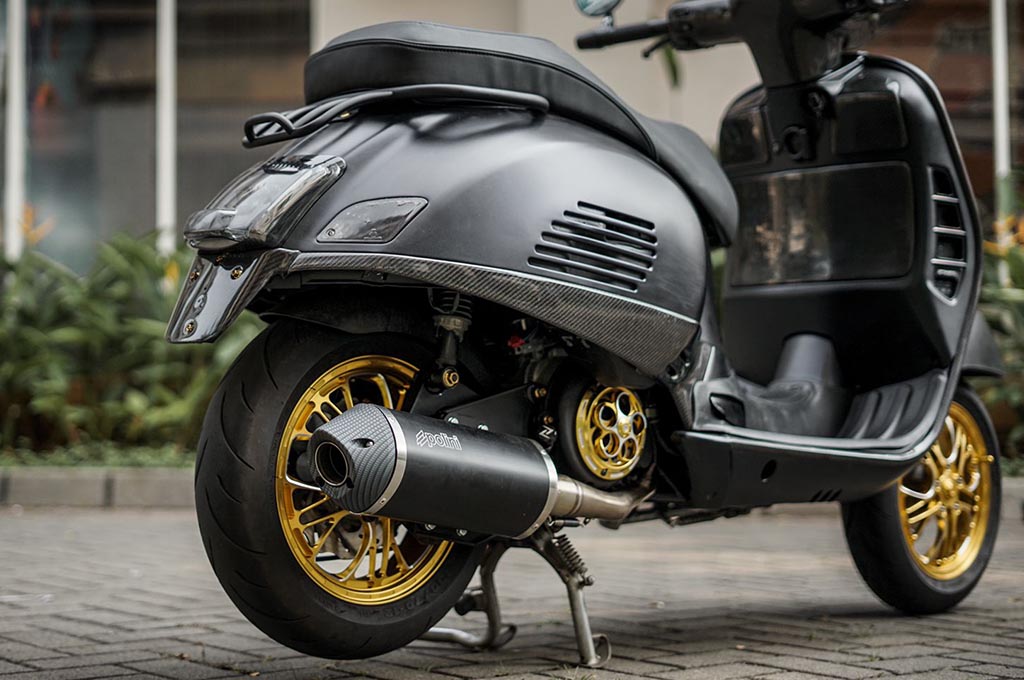 Atta Halilintar Modif Vespa GTS Rp75 Juta, Ini Hasilnya