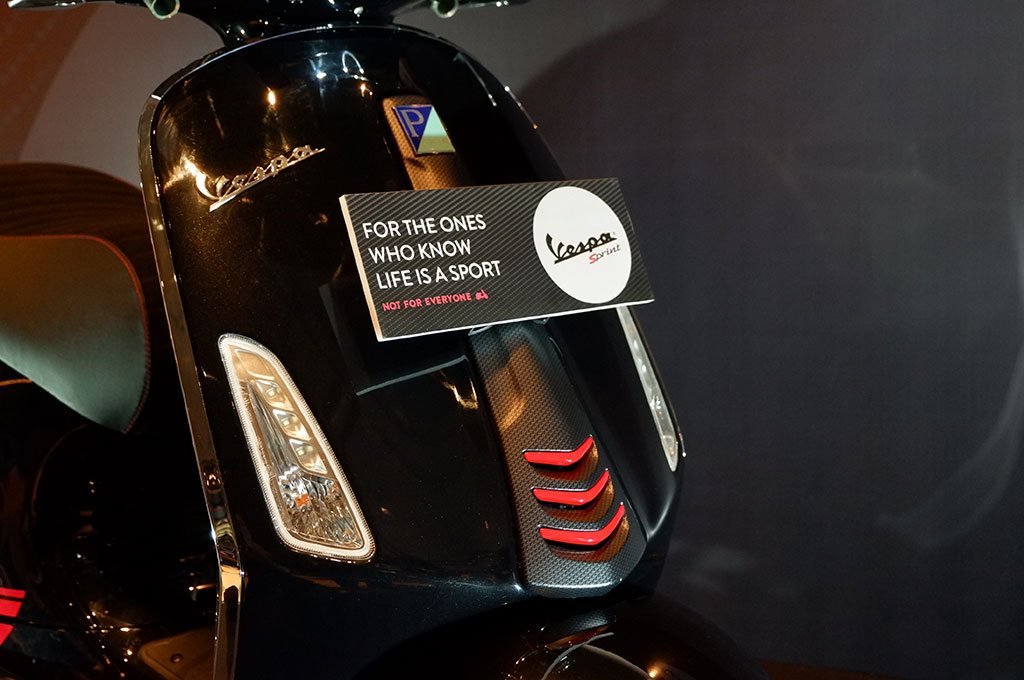 New Vespa Sprint Carbon Makin Sporty