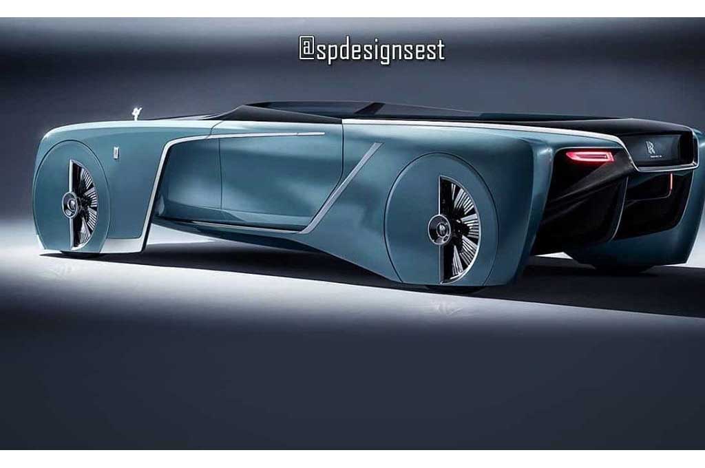 Tampilan Unik Rolls-Royce Vision Next 100 Concept
