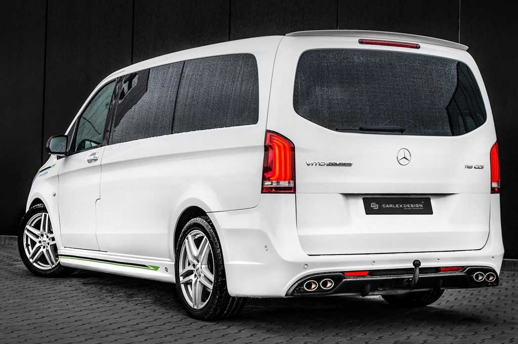 Modifikasi Simpel Mercedes-Benz Vito Tampil Mewah