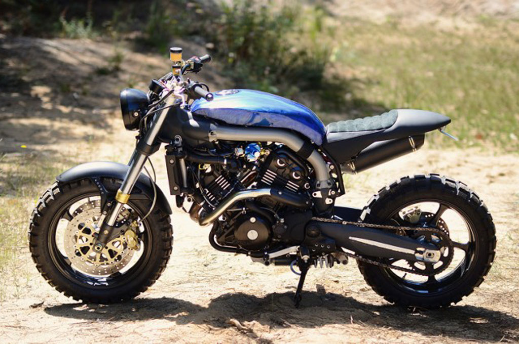 Voxan Scrambler Retro Klasik Tampil Agresif