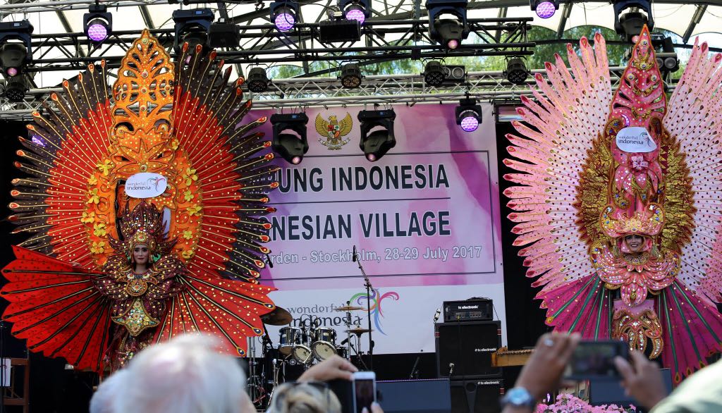 Ratusan Orang Hadiri Acara Kampung Indonesia di KBRI Stockholm