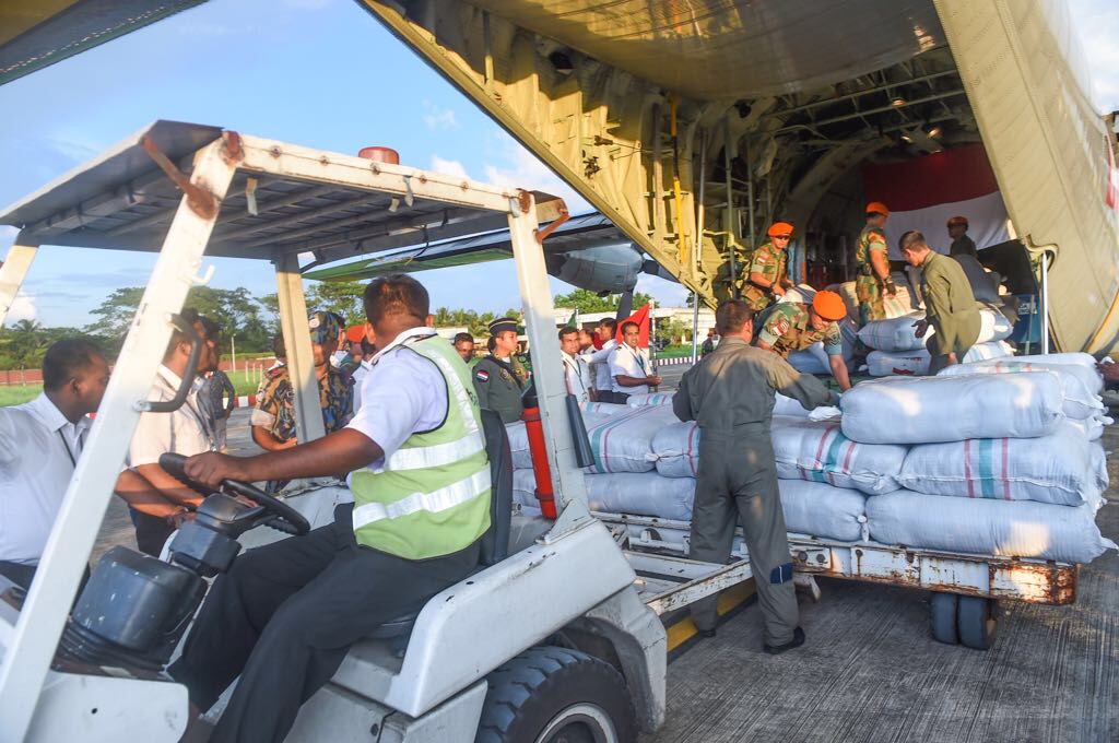 Bantuan Kemanusiaan RI telah Diterima Pemerintah Bangladesh