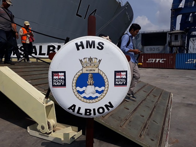 HMS Albion Tunjukkan Komitmen Kemitraan RI-Inggris