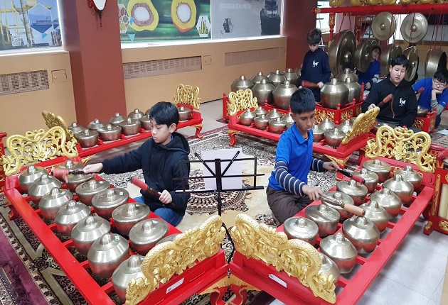 Murid SD di Seoul Ketagihan Main Gamelan