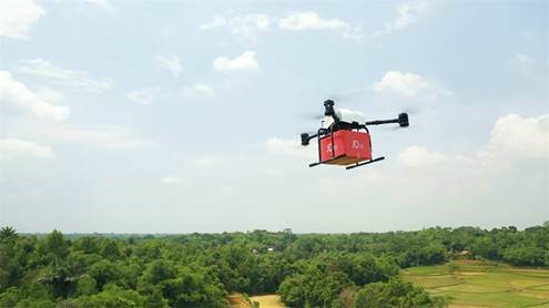 JD Jajal Pengiriman Pakai Drone