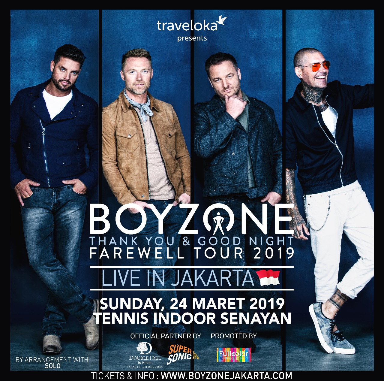 Boyzone Gelar Konser Perpisahan di Jakarta Maret 2019