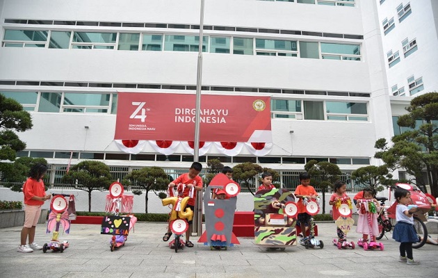 Pesan WNI Akhiri Rangkaian Peringatan HUT ke-74 RI di Seoul