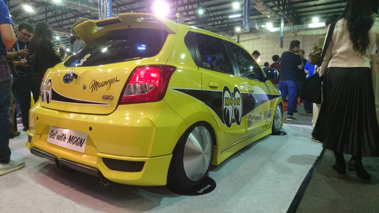 Datsun GO with Mooneyes yang Mencolok Mata