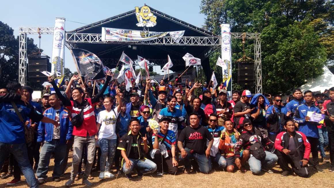 190 Klub Motor Satria Rayakan Jamnas Ke-17 SCI