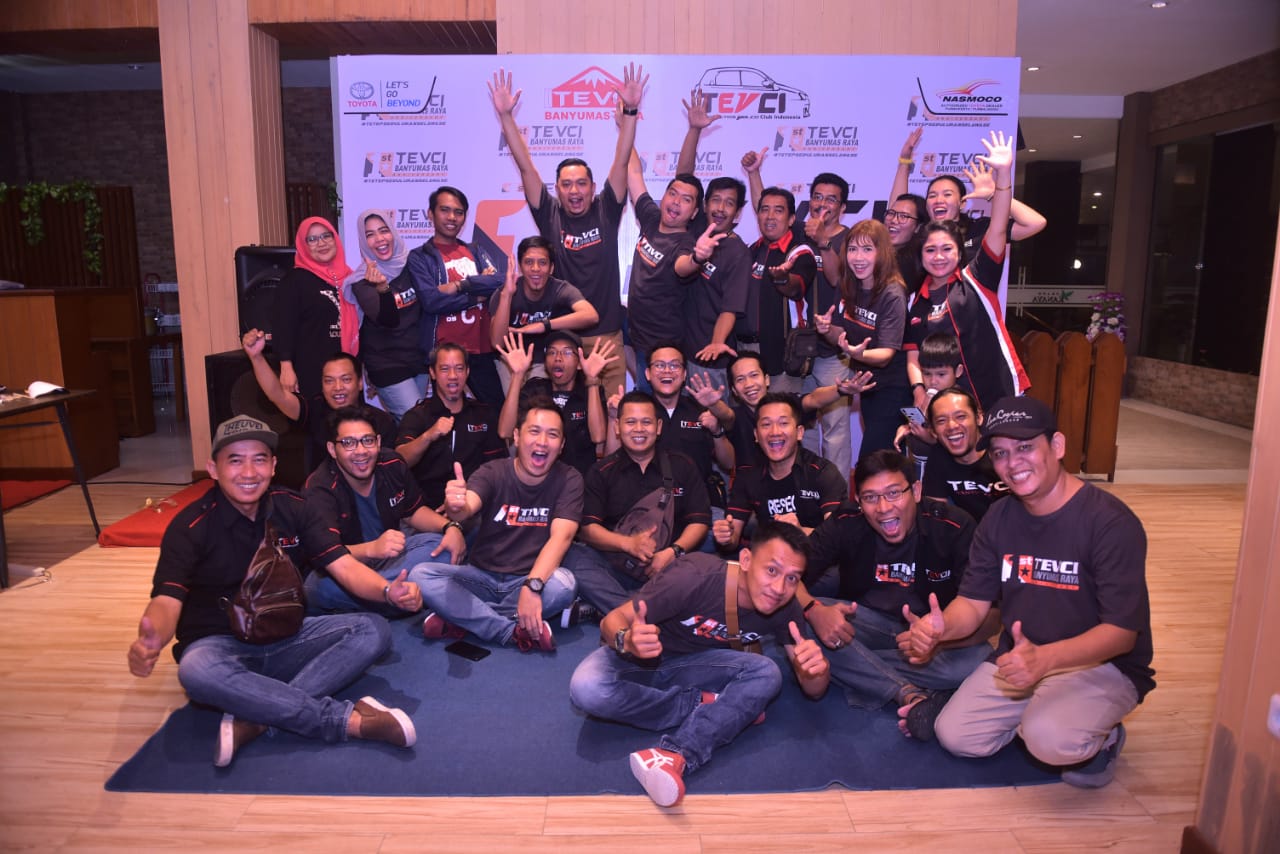 Suka Cita HUT Ke-1 TEVCI Banyumas Raya
