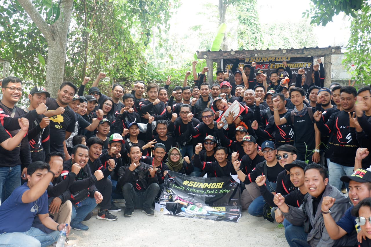 Ratusan Bikers Honda PCX Sunmori dan Bersenang-Senang