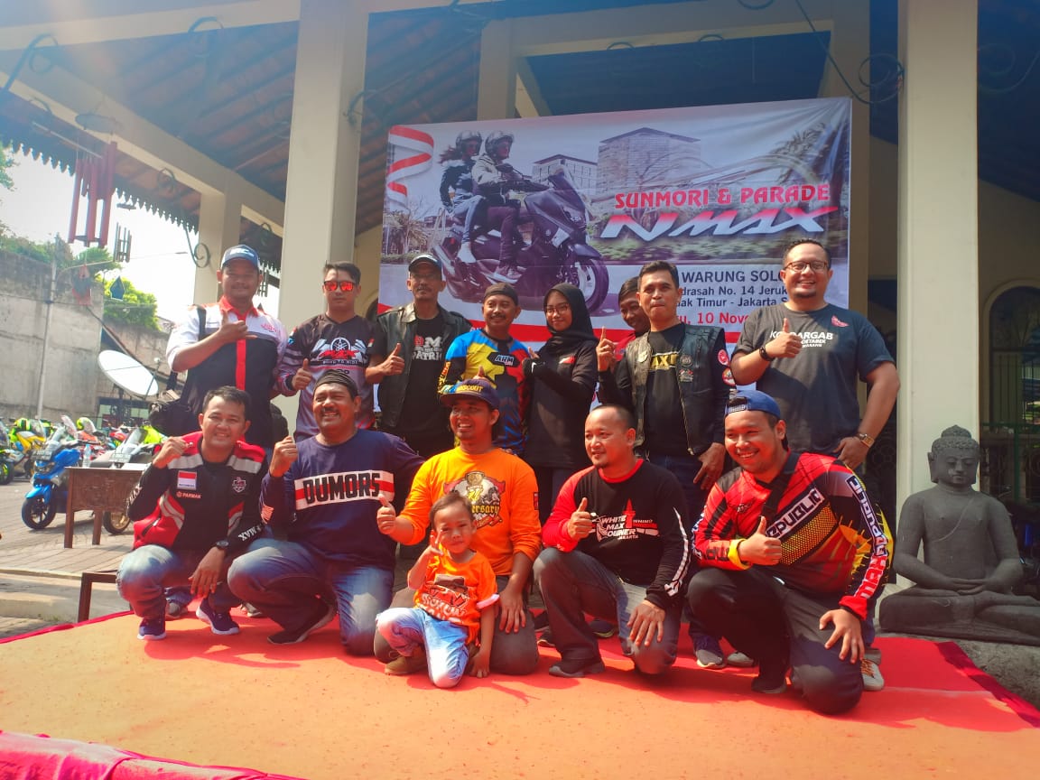 Rayakan Hari Pahlawan, NMax Riders Gelar Sunmori