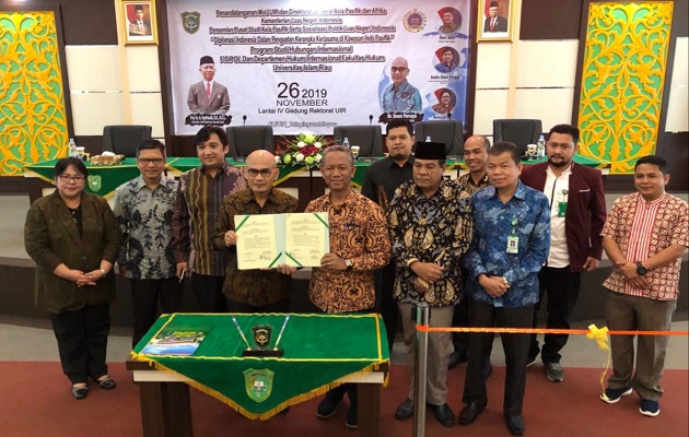 Kemenlu Jelaskan Prioritas Polugri RI ke Akademisi Pekanbaru