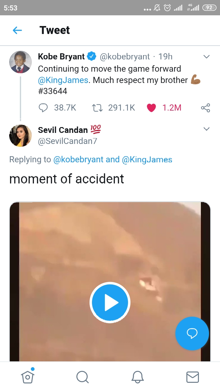 [Cek Fakta] Beredar Video Detik-Detik Jatuhnya Helikopter yang Menewaskan Pebasket Kobe Bryant? Ini Faktanya