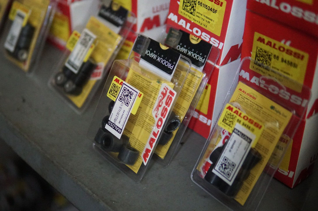 Italia Lockdown, Stok Komponen Aftermarket Skuter Masih Aman