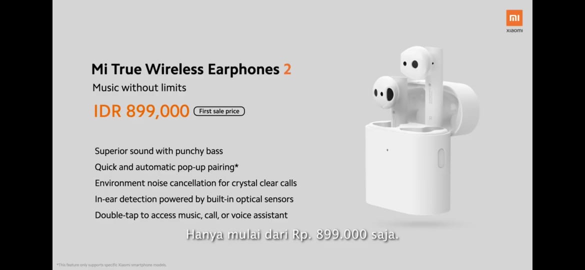 TWS dan Powerbank Wireless Jadi Pendamping Xiaomi Mi 10