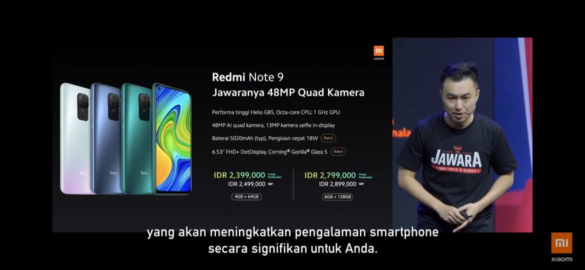 Spesifikasi dan Harga Redmi Note 9 Series, Usung #ParaJawara