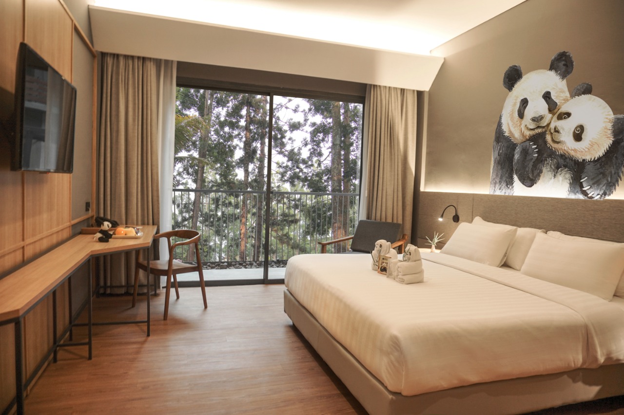 Ada Hotel Bertema Panda Di Kawasan Puncak Bogor