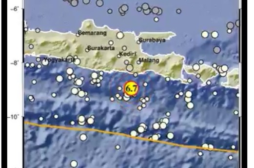 Kabupaten Malang Diguncang Gempa 6,7 Magnitudo