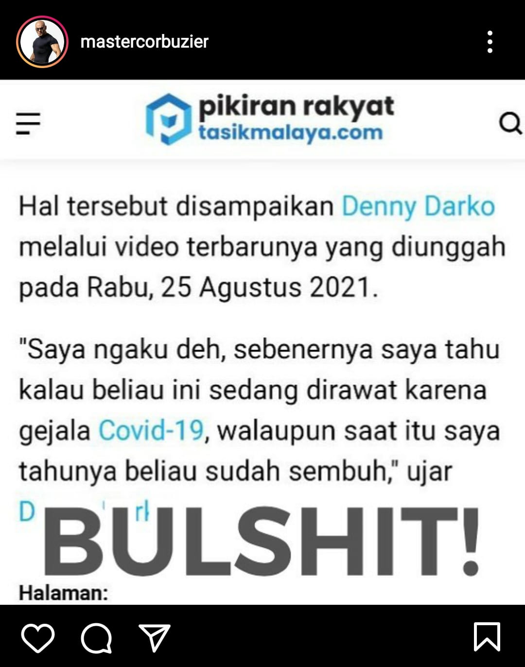 Klaim Tahu Saat Kena Covid-19, Deddy Corbuzier Sebut Denny Darko Bohong