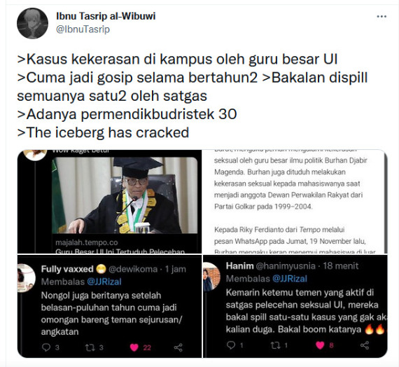 Viral Dugaan Pelecehan Seksual oleh Guru Besar UI