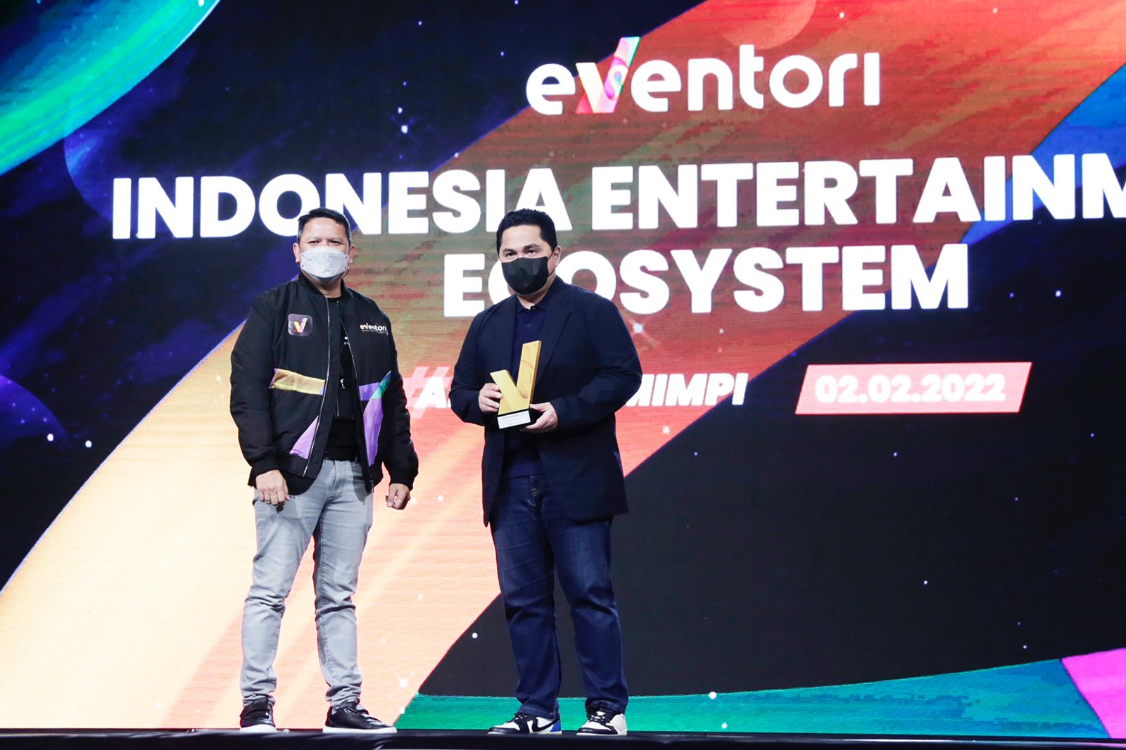 Eventori Berikan Penghargaan Khusus untuk Glenn Fredly dan Erick Thohir