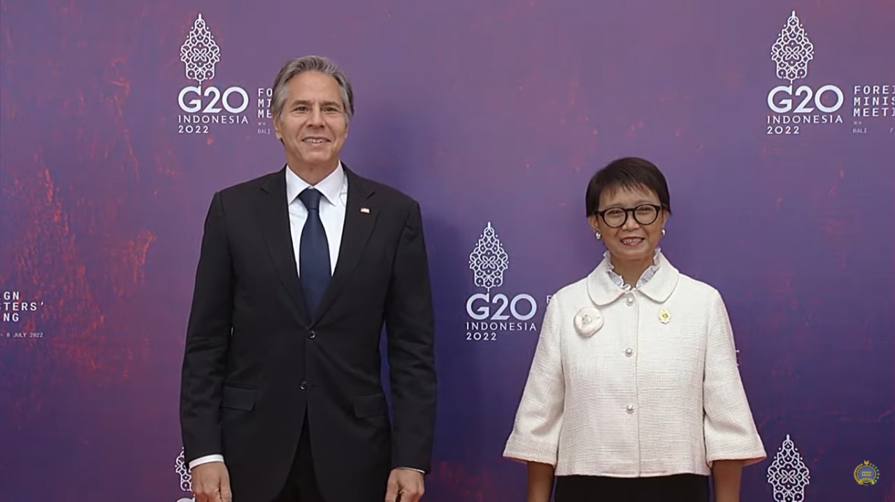 Menlu Rusia dan AS Satu Ruangan di G20