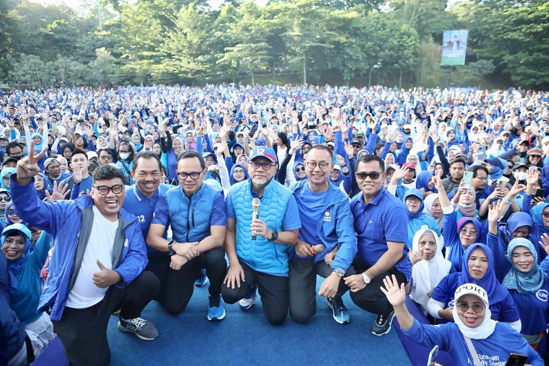 Melalui Senam Bersama, Masyarakat Diajak Lakukan Gaya Hidup Sehat