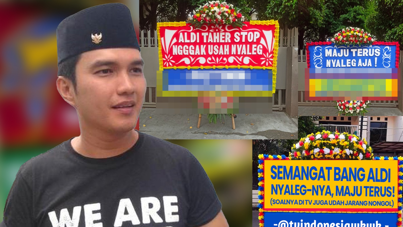Dikirimi Bunga Diminta Stop Nyaleg, Begini Reaksi Aldi Taher