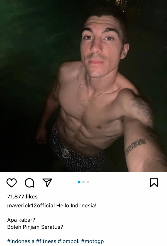 Ini Makna Selebrasi Vinales Pakai Kostum Batman di Mandalika