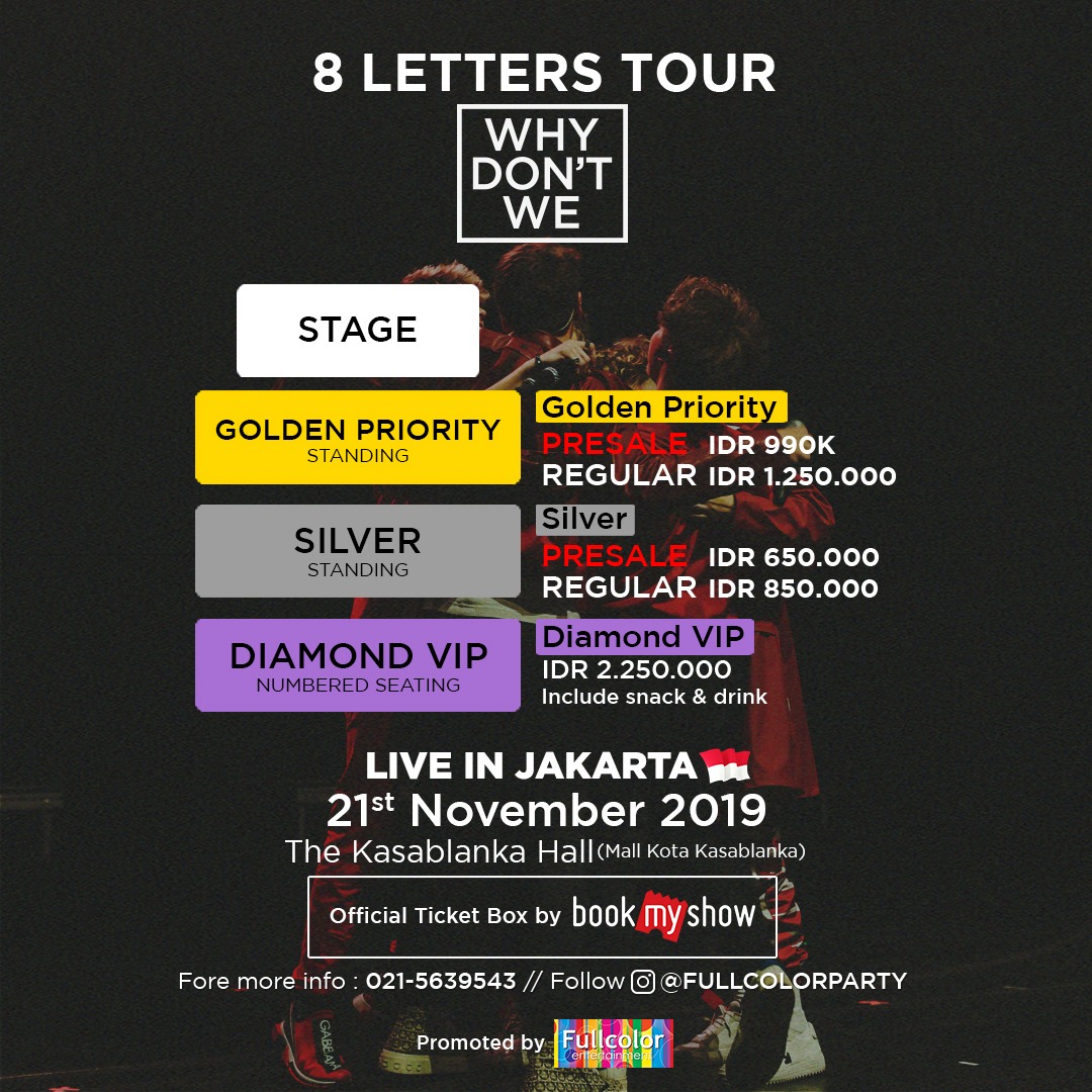 Why Dont We Gelar Konser Perdana di Indonesia November 2019