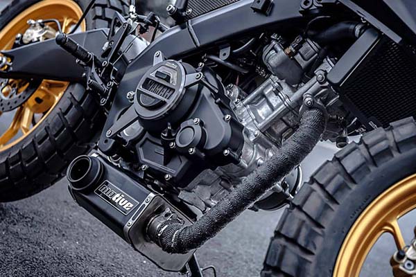 Modifikasi Yamaha Xabre Anti-mainstream, Anut Gaya Tracker