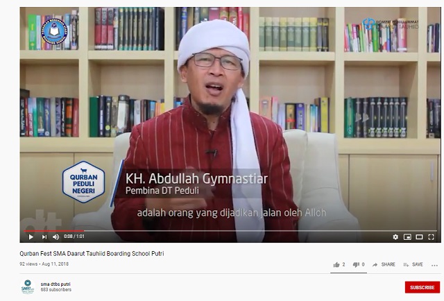 [Cek Fakta] Foto Aa Gym Simpan Sepasang Simbol Mirip Salib Kembar? Ini Faktanya